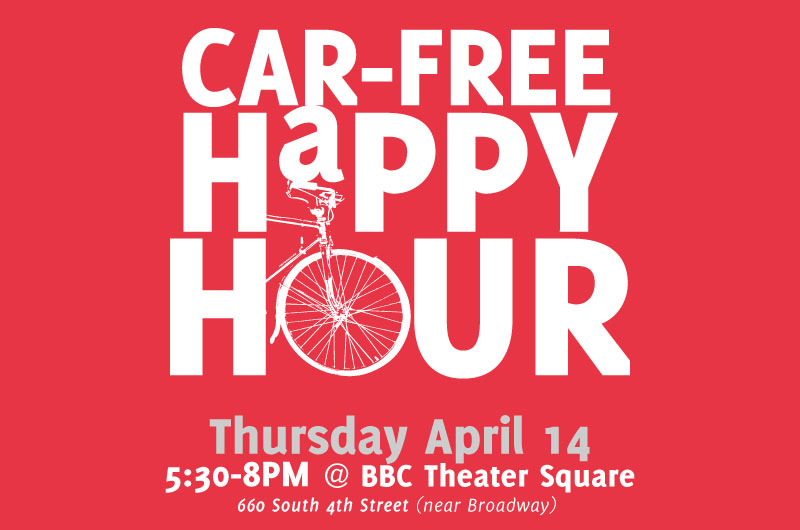 Car-Free Happy Hour on Thursday, April 14