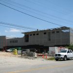 Lincoln Elementary addition under construction. (Courtesy Jeff Pickett)