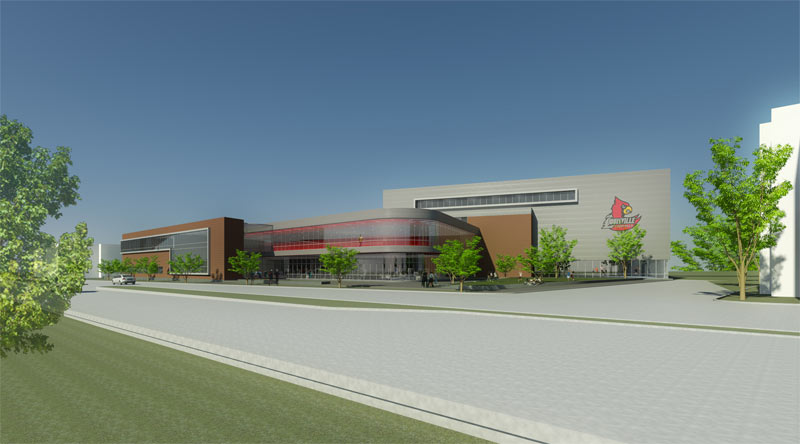 Planned UL Recreation Center (Courtesy University of Louisville)