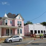 Construction of the Comfy Cow on Frankfort Avenue. (Branden Klayko)