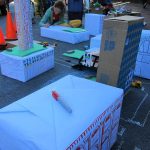 CART built a model city for Park(ing) Day. (Mary Beth Brown)