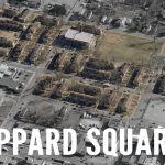 Aerial view of Sheppard Square. (Bing Maps)