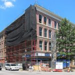 Construction at Fourth and Chestnut. (Branden Klayko)