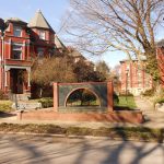 Entrance to Fountain Court from Fourth Street. (Courtesy Fountain Court Design Competition)