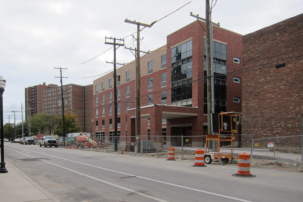 Wayside's new building in October 2014. (Branden Klayko / Broken Sidewalk)