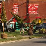 Planting trees in the Parkland neighborhood. (Mike Hayman)