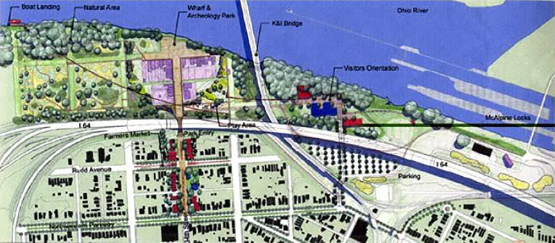 Master plan for the Portland Wharf Park.