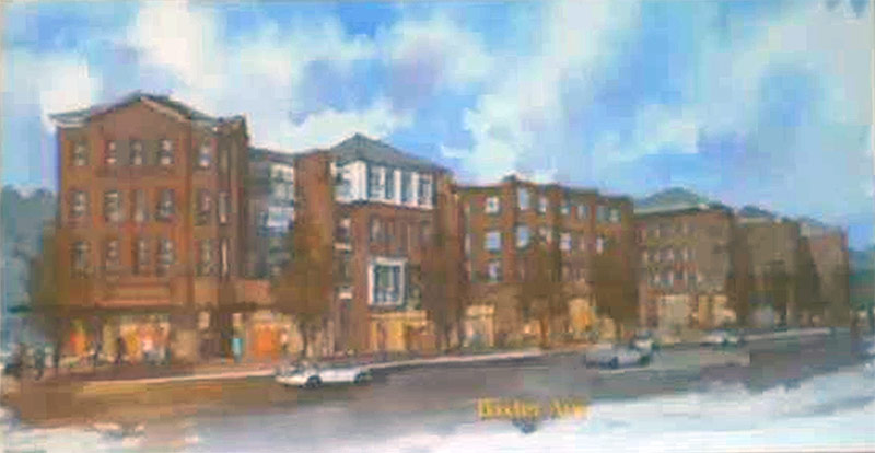 Conceptual rendering of a proposed development on the old Phoenix Hill Tavern. (Edwards Companies / Courtesy Tipster)