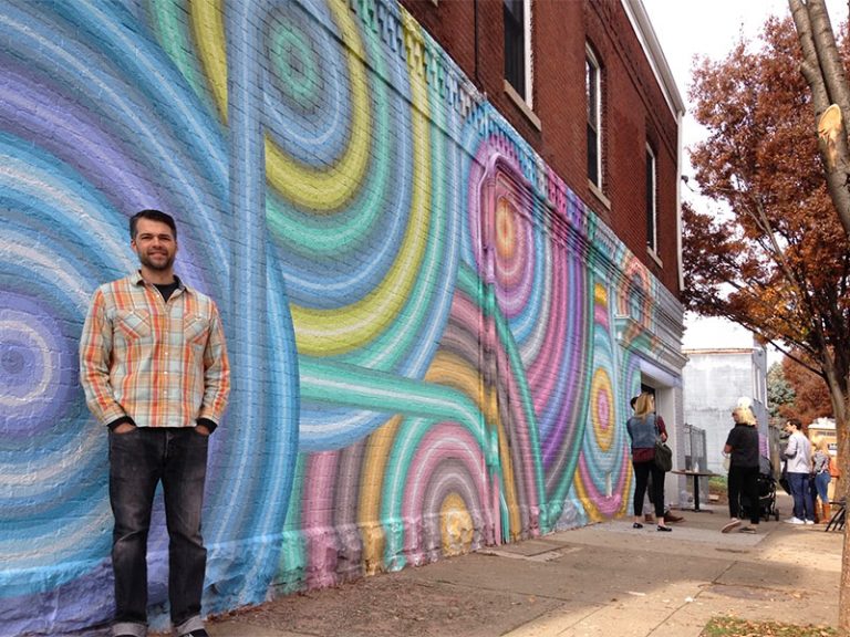 Shelby Park celebrates its newest mural, Sunshine & Shadow, by artist ...