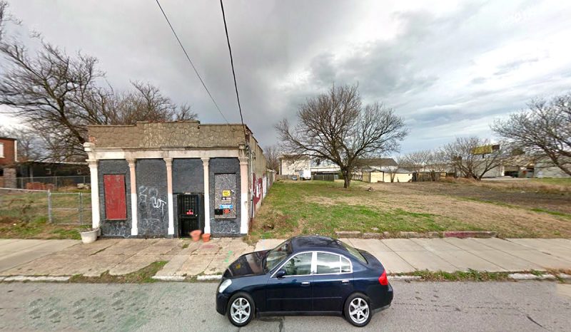 The Healthy House site is now a vacant lot. (Via Google)