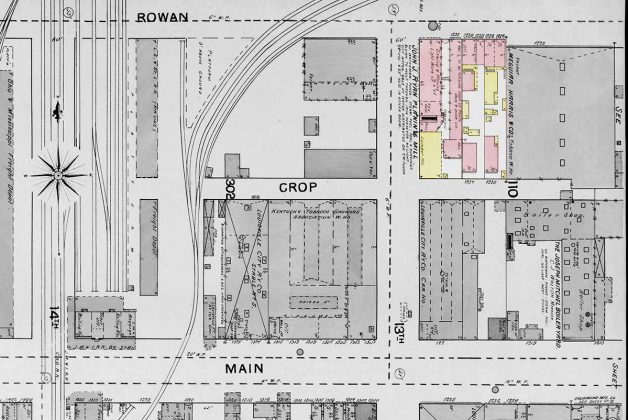The area in 1892. (Courtesy KYVL)